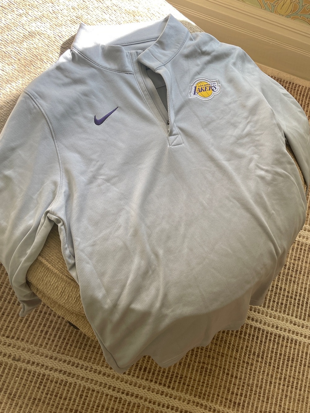 NBA Nike Lakers quarter zip pullover